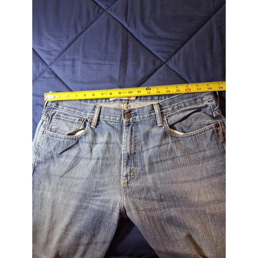 Levis 569 Loose Straight Leg Jeans Mens‎ 38x29 Light Wash Blue Denim Y2k